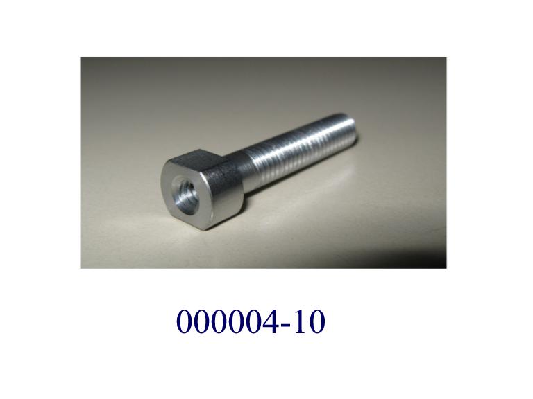 Schraube aus Molybdän,
- 27 mm lange Schraube mit einem Gewinde M 5 und einem runden, auf zwei Seiten parallel abgeflachten Kopf, welcher ein Innengewinde besitzt,
- mit einem Gehalt von mehr als 99 GHT an Molybdän (Mo), sowie Anteilen an Eisen (Fe), Kupfer (Cu) und Nickel (Ni).
(Abbildung siehe Anlage)

"Waren aus Molybdän (Schrauben)".