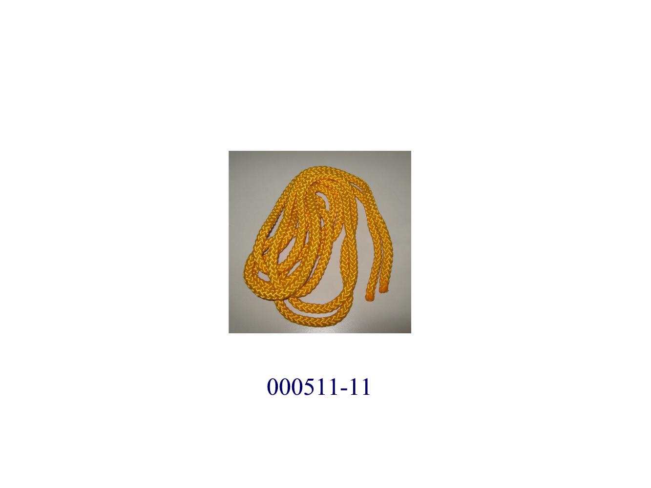 Seil
- ca. 317 cm lang,
- bestehend aus einem runden Geflecht aus Multifilamenten auf Polypropylenbasis,
- mit einem Titer von 358.770 dtex (35.877 tex),
- aufgrund der Verarbeitung nicht erkennbar, ob es sich um einen Ausrüstungsgegenstand für die körperliche Ertüchtigung des Kapitels 95 handelt.