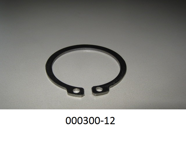 Sicherungsring (Sprengring) aus Stahl; es handelt sich um flache, runde, nicht geschlossene, sich zur Öffnung verjüngende Ringe (Durchmesser ca. 48 mm), aus Edelstahl, mit zu Rechtecken ausgearbeiteten Enden, die jeweils mit einer Lochung (Ösen) versehen sind.
(Abbildung siehe Anlage)

Es liegt ein Federring aus nicht rostendem Stahl der Position 7318 2100 91 vor.