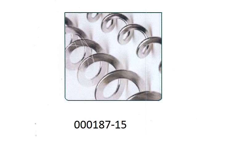 Erkennbarer Teil eines Stetigförderers, sich darstellend als maßhaltig nach Werkszeichnung gefertigte flexible Spiralschnecke ohne Achse aus Stahlflachdraht, mit einem Außendurchmesser von 38 mm, einem Innendurchmesser von 22 mm und einer Steigung von 38 mm.
Das Erzeugnis kann in verschiedenen Abmessungen und Längen vorliegen.
(Angaben laut Antragsteller)