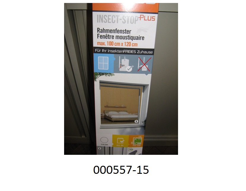 Andere Konstruktionen aus Aluminium, bestehend aus
- mehreren Profilen aus Aluminium,
- einem Fiberglasgewebe,
- Befestigungsmaterial aus Kunststoff und teilweise aus anderem unedlen Metall als Aluminium.
Es handelt sich um einen im Fensterrahmen zu montierenden Insektenschutz (Abmessungen bis 100 x 120 cm).
Die noch nicht zusammengesetzte Ware ist in einem bunt bedruckten Pappkarton mit Kunststofffolie in Aufmachung für den Einzelverkauf aufgemacht.
(Abbildung siehe Anlage)