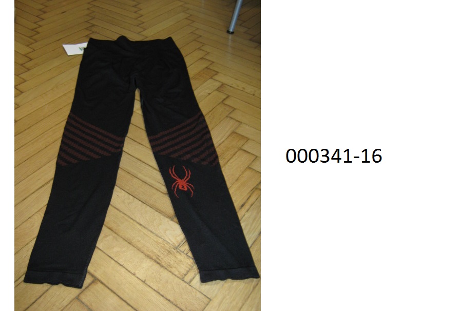 Andere Unterhose
- den Unterkörper, beide Beine einzeln bis zu den Knöcheln bedeckend,
- bestehend aus einer elastischen Wirkware aus synthetischen Multifilamentgarnen auf Polyester- bzw. Polyamidbasis,
- körpernah geschnitten,
- auf dem linken Hosenbein mit dem Aufdruck einer Spinne versehen,
- aufgrund der Schnittführung nicht erkennbar, ob es sich für das eine oder andere Geschlecht handelt, daher Einreihung als Unterwäsche für Frauen oder Mädchen.
(Abbildung siehe Anlage)