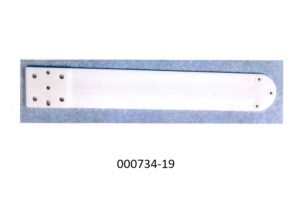 Es handelt sich um eine längliche, an einem Ende abgerundete Keramikplatte (Abmessungen: ca. LxBxT 91 x 49 x 1,2 mm) mit Lochbohrungen.
Die keramische Ware zu technischen Zwecken mit einer Mohs-Härte von 9 oder mehr besteht aus 98,34 GHT Aluminiumoxid (Al2O3), sowie Anteilen von SiO2, Na2O und MgO.
(Abbildung laut Anlage)