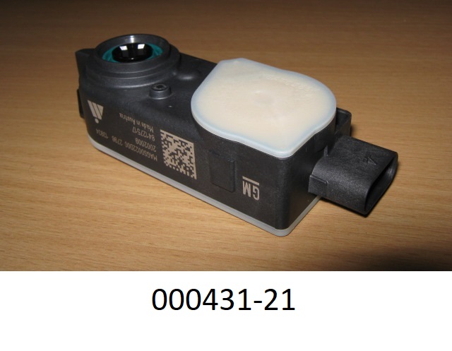 Spezifisch nach Werkszeichnung gefertigter elektrischer Stellantrieb (Aktor), bestehend aus
- einem Elektromotor in Form eines bipolaren Synchronmotors (Schrittmotor) mit einer Leistung von weniger als 18 Watt, einer maximalen Stromaufnahme von 440 mA, für eine Betriebsspannung von 9 bis 18 V, sowie für eine Betriebstemperatur von -40 bis +85°C,
- einem mehrstufigen Untersetzungsgetriebe,
- und einer mit aktiven und passiven Bauelementen bestückten, gedruckten Schaltung zur Motorsteuerung in einem mehrteiligen, gemeinsamen Gehäuse mit einer elektrischen Steckvorrichtung, sowie einer Montagevorrichtung;
- das Produkt dient als Aktor zum Ausrichten von in Kraftfahrzeugen verbauten Kühlergrilllamellen bzw. Kühlergrillklappen.
Abmessungen: ca. 114,4 x 39,0 x 33,2 mm.
(Abbildung siehe Anlage)