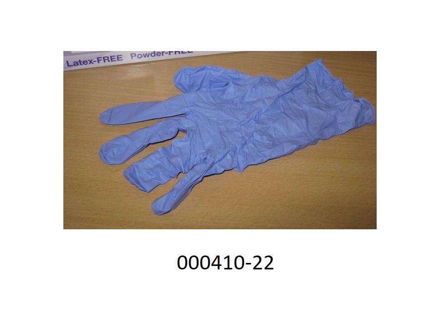 Fingerhandschuhe in Form von Einmal-Schutzhandschuhen
- bestehend aus synthetischem Kautschuk,
- zu 200 Stück in einer bunt bedruckten Faltschachtel verpackt,
- nicht steril verpackt,
- die Anforderungen der Normen EN 455-1 (Prüfung auf Dichtigkeit) und EN 455-2 (Prüfung der Reißkraft) erfüllend,
 (Abbildung siehe Anlage, Angaben laut Antragsteller