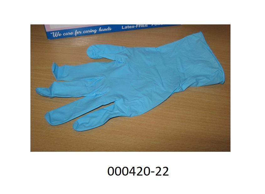 Fingerhandschuhe in Form von Einmal-Schutzhandschuhen
- bestehend aus synthetischem Weichkautschuk,
- zu 100 Stück in einer bunt bedruckten Faltschachtel verpackt,
- nicht steril verpackt,
- die Anforderungen der Normen EN 455-1 (Prüfung auf Dichtigkeit) und EN 455-2 (Prüfung der Reißkraft) erfüllend.
(Abbildung siehe Anlage, Materialangaben laut Antragsteller)