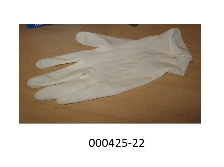 Fingerhandschuhe in Form von Einmal-Schutzhandschuhen
- bestehend aus einem dünnen, einfärbigen Weichkautschuk, 
- zu 100 Stück in einer bunt bedruckten Faltschachtel verpackt,
- nicht steril verpackt, 
- die Anforderungen der Normen EN 455-1 (Prüfung auf Dichtigkeit) und EN 455-2 (Prüfung der Reißkraft) erfüllend.
(Abbildung siehe Anlage)