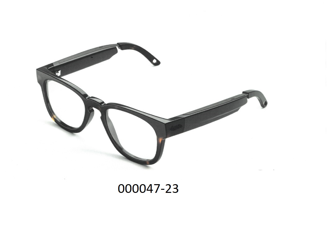 Brille
mit Fassung aus Azetat, mit Bügel aus Kunststoff, Metall und Azetat, mit Brillengläser (Blaulichtfilterlinsen) aus Kunststoff, die nicht optisch bearbeitet sind. In beiden Bügeln befinden sich elektronische Komponenten wie: 2 Mikrophone, 2 Micro-Lautsprecher pro Bügel, Touchpad pro Bügel zur Bedienung, Batterie, Leiterplatten. Sonnenbrille mit Audio-Modul zum Konsumieren von Audio-Inhalten und zum Telefonieren über Bluetooth.
Aufgemacht in einer gemeinsamen Verkaufsverpackung mit einem Auflade-Etui und USB-C-Kabel.
(Angaben laut Antragsteller, Abbildung siehe Anlage)
