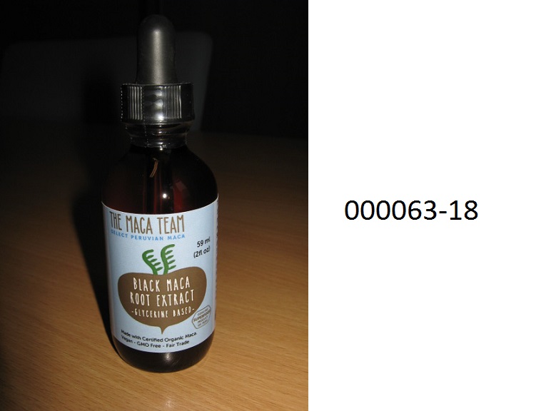 Nicht alkoholhaltiges, hellbraunes, wenig tr?bes, viskoses, unmittelbar trinkbares Getr?nk, im Wesentlichen bestehend aus Glycerin (ca. 70 %), Wasser und geringen Mengen von getrockneten, feinst vermahlenen Macawurzeln (Lepidum sp.); keine Erzeugnisse der Positionen 0401 bis 0404 und keine Fette aus Erzeugnissen der Positionen 0401 bis 0404 enthaltend; keinen Zucker (Saccharose oder Invertzucker) enthaltend; aufgemacht in einem etikettierten Braunglasfl?schchen mit versiegeltem Schraubverschluss mit integrierter Quetschpipette; kein Erzeugnis der Position HS 1302.