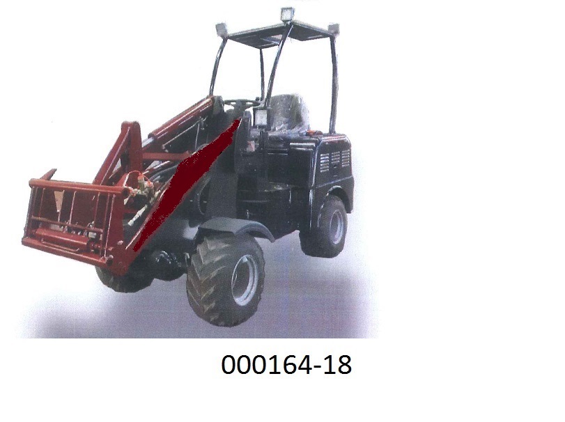 Selbstfahrender Frontlader mit Vierradantrieb mit
- den Abmessungen von 350 x 105 x 210cm,
- einem einzigen Fahrgestell,
- einer Fahr- und Steuerkabine und einer hydraulisch betriebenen Schwinge ausgestattet,
- zwei Elektromotoren f?r Antrieb (2 x 4,5kW),
- einem Hydraulikmotor (1 x 9kW).
Der Lader wird mit oder ohne Schaufel gestellt.
(Abbildung siehe Anlage, Angaben laut Antragsteller)
