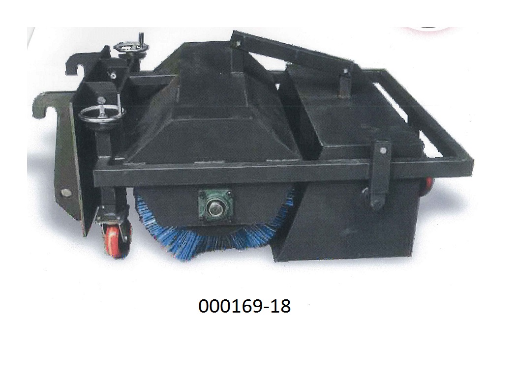 Teil, erkennbar ausschlie?lich oder haupts?chlich f?r Maschinen der Position 8425 bis 8430 bestimmt, in Form einer Kehrmaschine als Anbauger?t f?r einen elektrisch betriebenen Hoflader,
- bestehend aus einem Metallgeh?use, mit Abmessungen von ca. 540mm x 1350mm x 950mm (HxBxT) und einem Gesamtgewicht von 340kg (leer),
- mit einem Auffangbeh?lter, 4 Laufr?dern, einem Hydraulikmotor und einer Rotationsb?rste ausgestattet,
- zum Reinigen ebener Fl?chen vorgesehen.
(Abbildung siehe Anlage, Materialangaben laut Antragsteller)