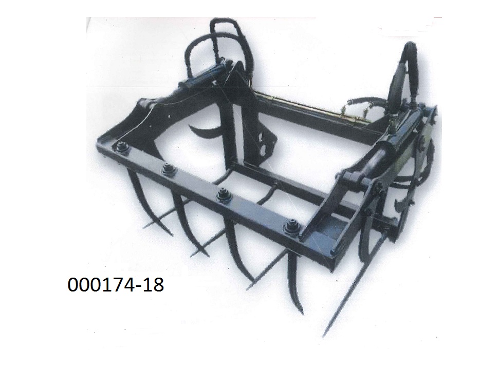 Teil, erkennbar ausschlie?lich oder haupts?chlich f?r Maschinen der Position 8425 bis 8430 bestimmt, in Form einer Gabel (Greifer) f?r einen elektrisch betriebenen Hoflader,
- bestehend aus einem 2mm Stahl-Rahmen mit Zinken (oben aus 30mm Federstahl bzw. unten aus 35mm Federstahl),
- mit den Ma?en von ca. 600 x 1200 x 600mm (HxBxT) und einem Volumen von 0,6m?
- mit zwei Hydraulikzylinder ausgestattet,
- mit einem Gesamtgewicht von 190kg.
(Abbildung siehe Anlage, Materialangaben laut Antragsteller)