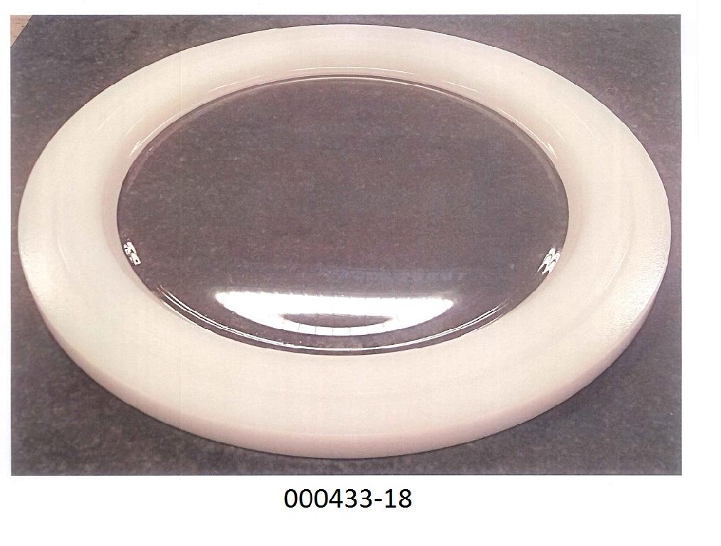 Andere Waren aus Glas, in Form einer kreisrunden Scheibe (Stützscheibe, welche im Vakuum verwendet wird) 
- bestehend aus transparentem und milchfarbenem, geschmolzenem Quarzglas,
- mit einem Durchmesser von ca. 589mm und einer Höhe von ca. 35mm,
- dient dem Belichten von Waferscheiben,
- kommt ausschließlich in Diffusions- und Oxidationsöfen bei der Herstellung von Halbleitermaterialien zum Einsatz.
(Abbildung siehe Anlage, Warenmuster wurde nicht vorgelegt, die Einreihung erfolgt anhand der Antragsangaben)
