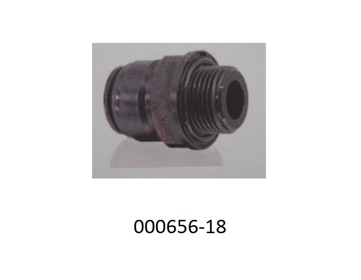 Spezifisch nach Werkszeichnung geformter Kunststoffteil aus PVC (Kupplung/Schlauchkupplung, 10mm x ½ male), mit einem Außengewinde. Dient als Schraubverbindung für Schläuche und Rohre.
(Angaben laut Antragsteller)
(Abbildung siehe Anlage)