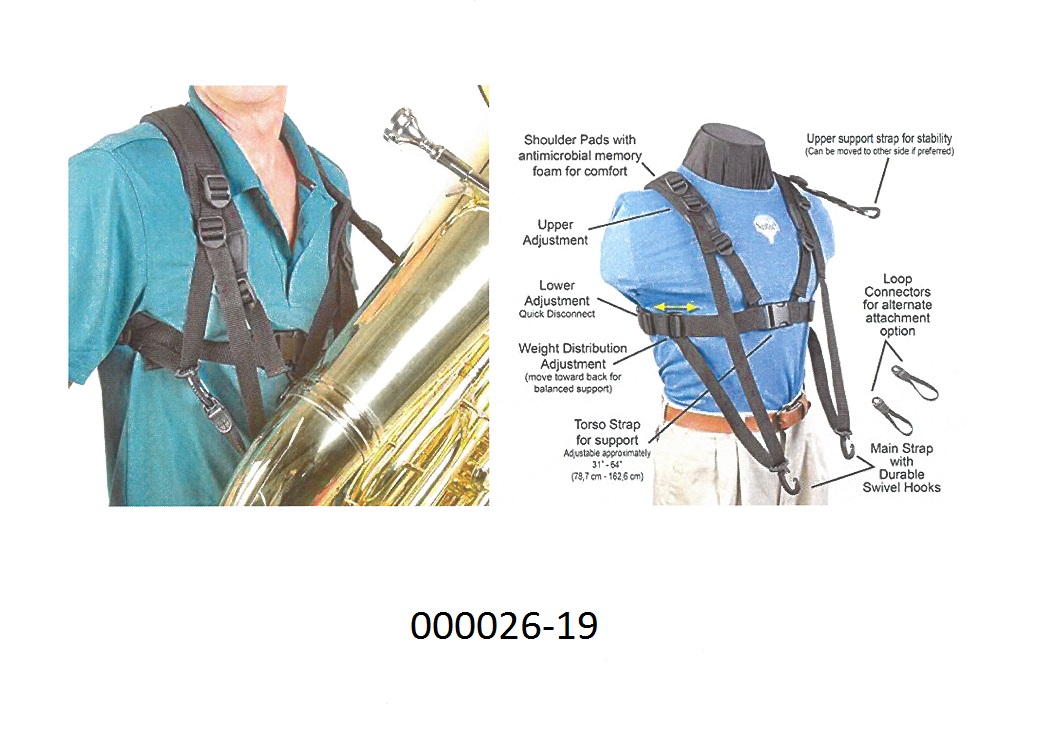 Zubehör für ein Musikinstrument (Tuba), in Form eines Tragegurtes
- bestehend aus einem geschäumten Kunststoff auf PUR-Basis, welcher vollständig mit einer texturierten Wirkware auf Polyamidbasis überzogen ist und aus verstellbaren Bändern aus dicht gewebten Multifilamentgarnen auf Polyolefinbasis,
- mit einer Breite von ca. 6,5cm und einer Dicke von 7mm.
Der Gurt wird um die Schultern und den Rumpf gelegt um das Spielen des Instrumentes, welches mittels Haken am Gurt fixiert ist, zu ermöglichen.
Es handelt sich um eine Vorrichtung, welche das Instrument für das Musizieren geeignet macht, seine Verwendungsmöglichkeiten erweitert, bzw. es in die Lage versetzt, eine im Zusammenhang mit seiner Hauptfunktion stehende Tätigkeit auszuführen.
(Abbildung siehe Anlage)