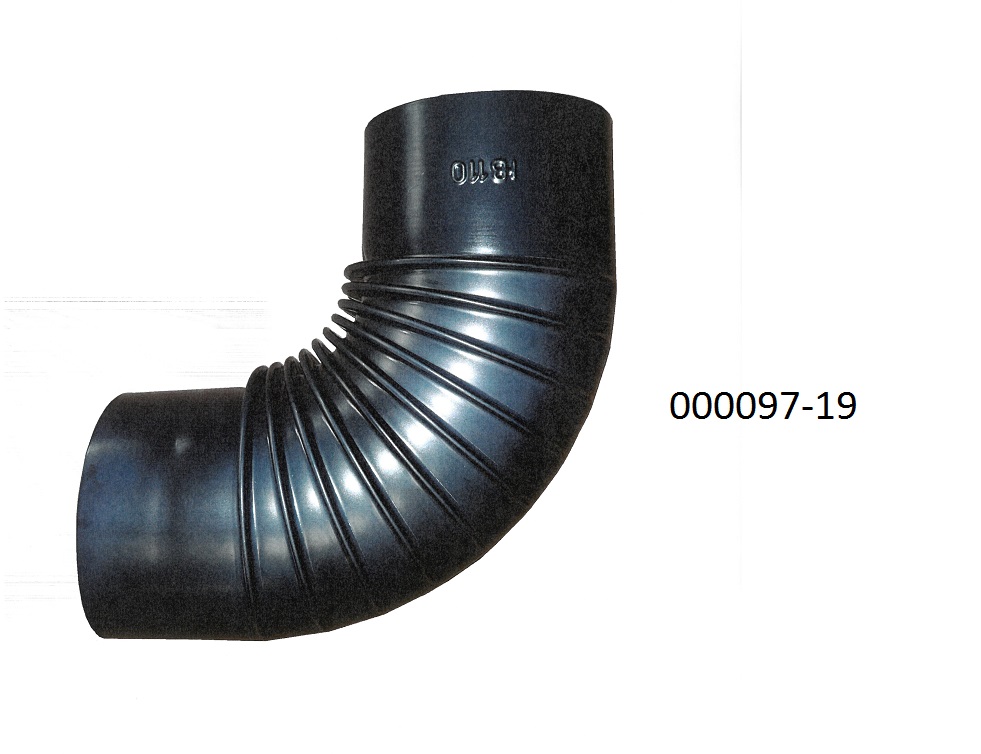 Es handelt sich um ein um 90° gebogenes Hohlerzeugnis aus grauem Stahlblech, mit einem Außendurchmesser von etwa 123 mm und einer Wanddicke von etwa 1 mm. Die Ware ist aus einem gebogenen Stahlblech, welches in der Biegung eine Faltung besitzt und an einem Ende einen Schweißpunkt aufweist, hergestellt. Das Erzeugnis wird beim Anschluss eines Ofens an den Kamin zum Verbinden (Einstecken) mit weiteren Rohrelementen von Ofenrohren verwendet.
(Abbildung siehe Anlage)