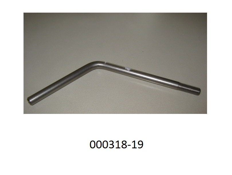 Überspannungsableiter,
- es handelt sich um massives, zylindrisches Erzeugnis, mit Gewinde, aus Edelstahl (X5CrNi18-10), mit einer Gesamtlänge von 185 mm, einem Ø von 8 mm. Das Erzeugnis ist in der Länge von 75 mm in einem Winkel von ca. 45° gebogen und an einem Ende mit einem Gewinde versehen.
- für eine Spannung von über 1000 V,
- zum Schützen von elektrischen Stromkreisen durch Ableiten einer Überspannung durch
Lichtbogenzündung;
- dient als Funkenhorn bei Porzellandurchführungen von Transformatoren.
(Material lt. Antragstellerangabe)
(Abbildung siehe Anlage)