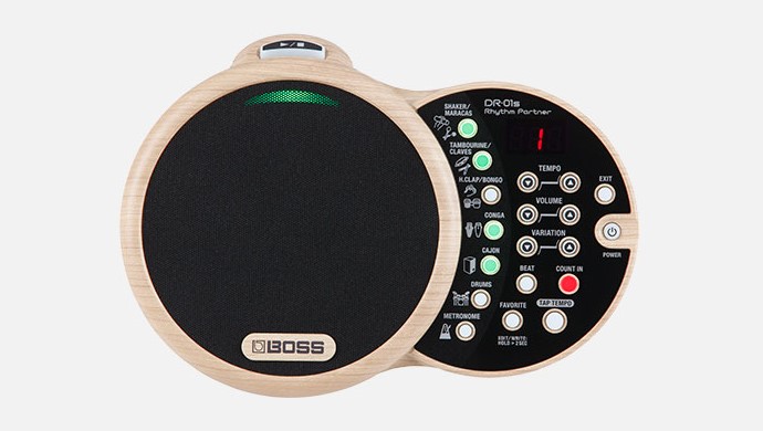 Een drumcomputer met ingebouwde luidspreker en versterker. Een virtuele percussionist die specifiek voor akoestische muzikanten ontworpen werd. In tegenstelling tot ritmemachines die door DJ’s gebruikt worden, bevat dit toestel organische percussiegeluiden en eenvoudige en veelzijdige grooves die op een stijlvolle manier de unplugged ervaring mee ondersteunen. De gebruiksvriendelijke interface maakt het eenvoudig om beats aan te passen en variaties te voorzien die bij eender wel muziekgenre passen. De ingebouwde speaker voorziet een hoogwaardige sound die perfect samenvloeit met akoestische instrumenten. Een brede waaier van authentieke percussieklanken zit ingebouwd waaronder shakers, maracas, tamboerijnen, conja’s, bongo’s, bellen, cajon en nog veel meer. Er is zelfs een volledige drumkit met akoestische en elektronische sounds beschikbaar. Elke instrumentencategorie bevat tal van expressieve grooves, gecreëerd door akoestische percussionisten.

Het toestel kan geen geluiden bewerken noch geluid opnemen.  Het kan aangewend worden voor ritmische begeleiding bij elk akoestisch instrument en is daarvoor uitgerust om louter geluid weer te geven uit datgene wat voorgeprogrammeerd (op een drager op basis van halfgeleiders) aanwezig is in het toestel.