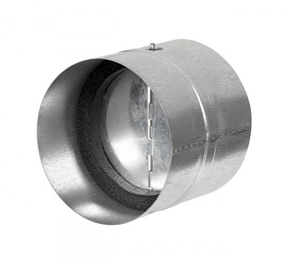 Tochtkleppen ter voorkoming van het omkeren van de luchtstroom in ronde ventilatiebuizen. Ze functioneren door middel van twee halfronde lamellen die in de behuizing zijn gemonteerd en scharnieren op een centrale spil. Ze worden aan tegengehouden door een ring uit schuimrubber, zodat ze maar in één richting kunnen scharnieren. De schuimrubberen afdichting zorgt ook voor een betere afsluiting en geluidsreductie.
De kleppen openen bij overdruk en sluiten wanneer de druk daalt. Ze zijn aanbevolen voor installatie in horizontale (ventilatie)buizen.
De behuizing bestaat uit gegalvaniseerd staal, de lamellen uit aluminium. De diameter varieert tussen 100 en 400 mm, naargelang het model.