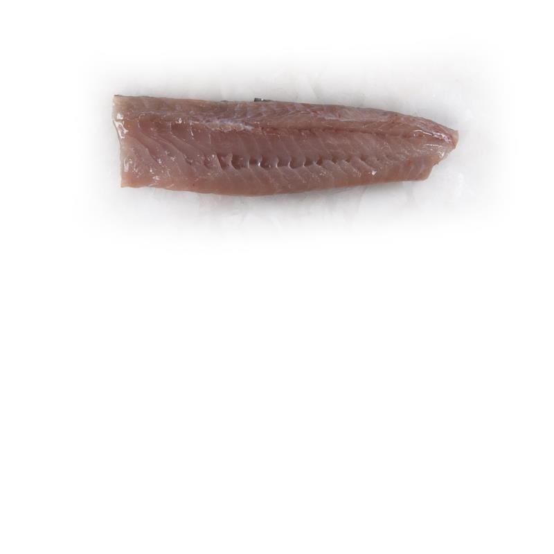 Bijgeknipte filets (zonder buikflap en zonder staart), twee stuks per vis, van de soort koolvis - Saithe -  Coalfish (Pollachius virens), aangeboden in verse of gekoelde toestand.