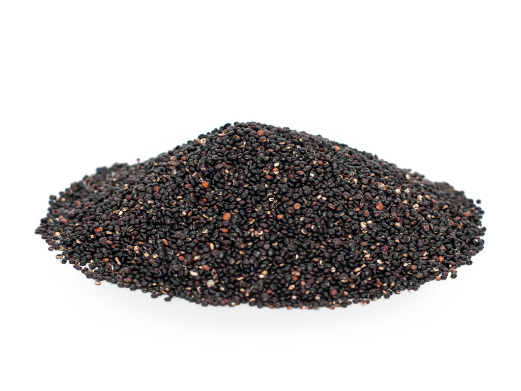 Продуктът представлява зърна от черна киноа (Chenopodium quinoa), с отстранени сапонини. Предназначен е за човешка консумация и е представен в опаковки от 250 грама и 25 килограма.
