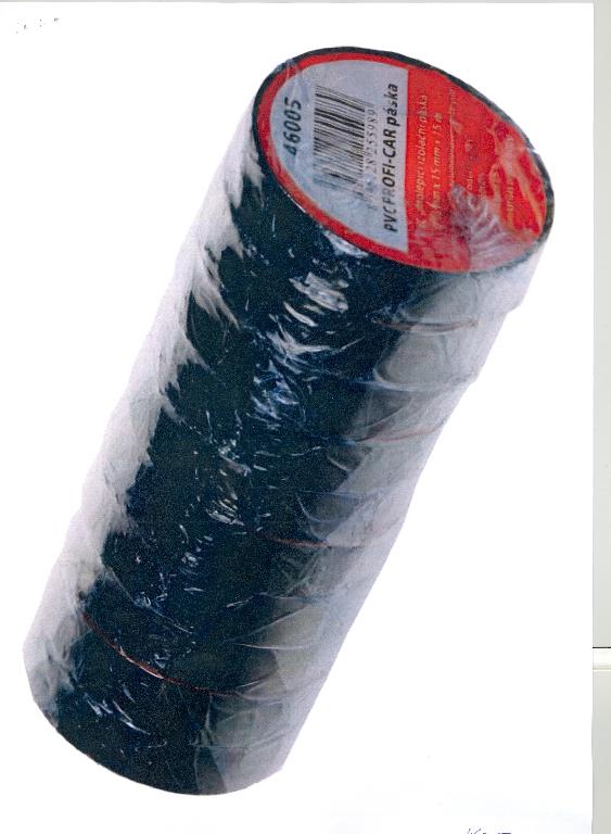 Dle údajů žadatele se jedná o izolační pásku.
Deklarované údaje: flexibilní, samolepicí, izolační páska z PVC černé barvy o rozměrech 0,13 mm x 15 mm x 15 m; páska je potažena vrstvou syntetického kaučuku.
Deklarovaný účel použití: určeno pro izolování kabelových svazků v automobilovém průmyslu.
Způsob balení: 10 ks v balení.