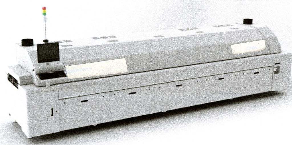 Dle údajů žadatele se jedná o automatickou elektrickou přetavovací pec sloužící pro přetavení pájecí pasty a zapájení jednotlivých SMD komponent na základní desku s využitím dolního a horního konvenčního vytápění a chlazení. Pec je napojena na automatický pásový dopravník a slouží k výrobě základních desek datových směrovačů (routerů) pro telekomunikační účely, přepínačů, síťových modulů do směrovačů a bezdrátových směrovačů. 
Zařízení se skládá z následujících částí: konvenční vytápění, konvenční chlazení pomocí dusíku (N2), GRS systém zachycování výparů pájecí pasty, záložní zdroj UPS 120V, odsávací zařízení. Zařízení je součástí výrobní linky.
Technické parametry a rozměry výrobku: délka 2 700 mm; šířka (s klávesnicí v dolní/horní části) 570/650 mm; výška 650 mm; hmotnost 2 400 kg; napájení 380 VAC, 50/60Hz, třífázový, 65 A; příkon 4 300 VA.