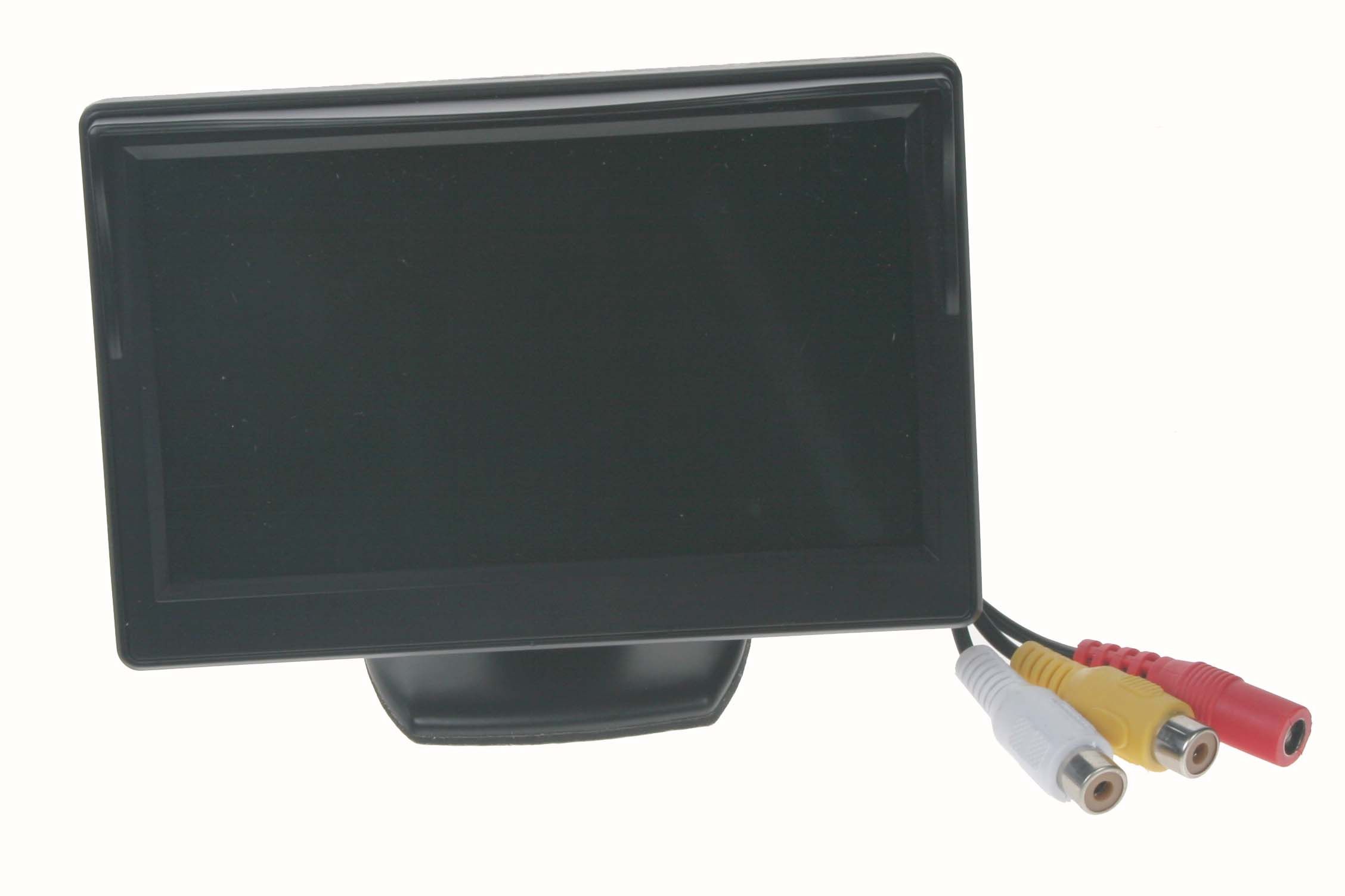 Dle deklarovaných údajů se jedná o 5" LCD monitor určený pro montáž na palubní desku motorových vozidel. Výrobek je určen především jako monitor ke kamerovým systémům, ale může sloužit i pro zobrazení libovolného kompozitního videosignálu v normě PAL/NTSC např. DVD, videa apod. Monitor není vybaven vypínačem, zapne se automaticky přítomností signálu na vstupu.

Technické údaje:
- zobrazení 16:9;
- rozlišení 480 x 272;
- napájení: 12 V / 4 W;
- rozměry 127 x 83 x 30 mm;
- 2 x video vstup s funkcí automatického přepínání dle signálu na vstupu.
