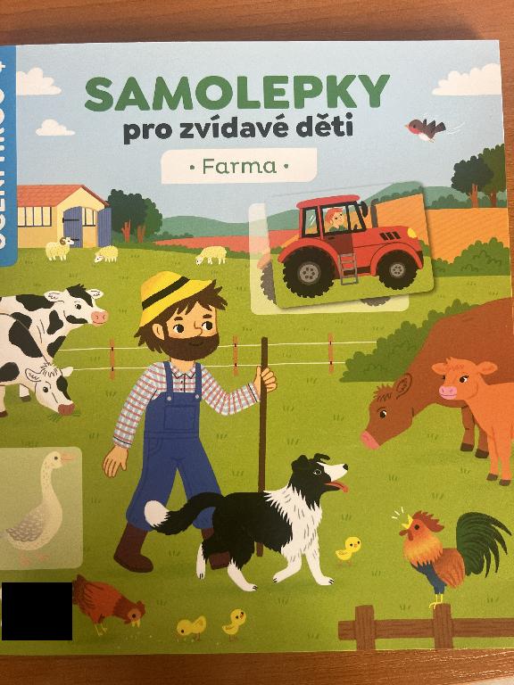 Dle deklarovaných údajů a poskytnutého vzorku se jedná o obrázkovou knihu (sešit) s aktivitami a samolepkami (samolepky mají pouze doplňující charakter).

Účel použití: procvičování grafomotorických dovedností a jemné motoriky dítěte.

Specifikace:
-	rozměr celého výrobku: 210 x 236 mm;
-	počet stran: 16 stran;
-	samolepky: 4 listy;
-	materiál: papír;
-	vazba: sponková;
- určeno pro děti od 3 let.
Upraveno pro drobný prodej.