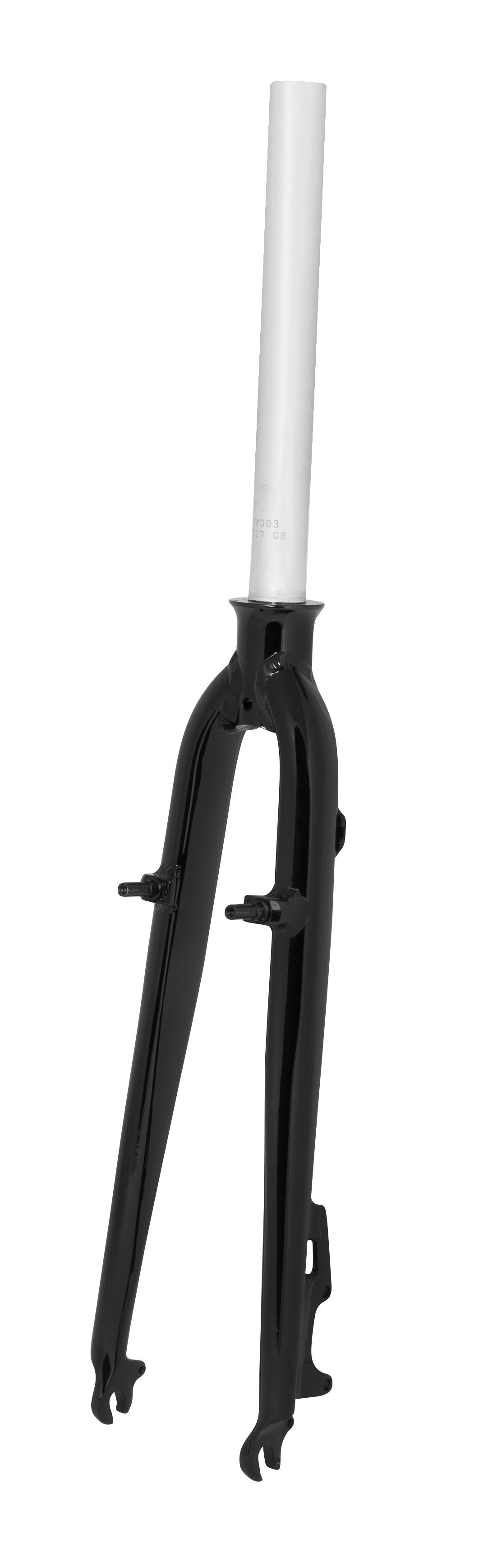 Dle poskytnutých údajů se jedná o pevnou 28“ vidlici jízdního kola.
Sloupek vidlice s vnějším průměrem korunky 50 mm, délka 260 mm. Nohy délka 435 mm.
Vidlice je vyrobena z hliníku, lakovaná, lesklá.
