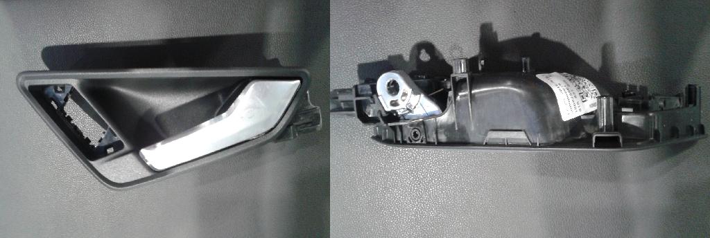Dle deklarovaných údajů a přiložené fotodokumentace se jedná o vnitřní kliku dveří do osobního automobilu.
Klika se montuje do dveřní výplně.
Materiál: plast; samotný přitahovač je z pochromovaného plastu.