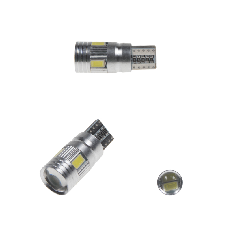 Dle deklarovaných údajů se jedná o LED žárovku, která  je tvořena paticí T10, 6X SMD LED 5630 a krycí čočkou. Žárovka je určena pro parkovací světla novějších vozidel – osobní vozy, dodávky a motocykly s palubním napětím 12 V.
Technické údaje: 
- Napájecí napětí 12 V. 
- Teplota světla 6000 K.
- LED 5630 SMD (50 Lm; 0,3 - 0,5 W; 2,8 - 3,3 V; 170 mA).

Rozměry: průměr 12 mm, délka 30 mm.

Baleno po 2 kusech v blistru.