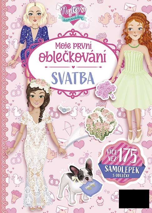 Dle deklarovaných údajů se jedná o obrázkovou knihu, určenou pro děti.

Kniha je tvořena šestnácti potištěnými stranami s předlohami různých panenek a je doplněna osmi listy samolepek (v podobě oblečení). Obrázkové motivy jsou doplněny textem, který má vůči obrázkům podružný charakter. Přiložené samolepky jsou předurčeny k nalepení na obrázky panenek (oblékání panenek). Kniha slouží k procvičování grafomotorických dovedností dítěte.

Rozměr celého výrobku: 170 x 240 x 4 mm.
Vazba: lepená šitá.
Vhodné pro děti od 3 let.