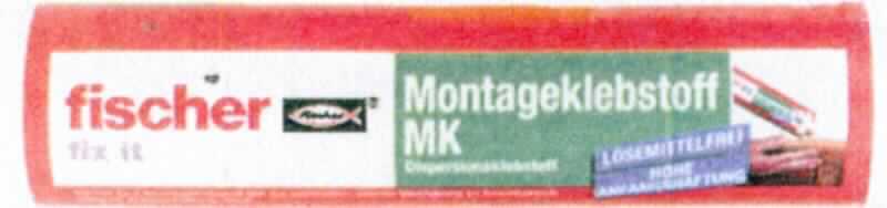 Angaben des Antragstellers:
Montageklebstoff
Aufmachung in einer 310 ml Kartusche

Ein Warenmuster lag nicht vor.

Befund:
Es handelt sich um ein zur Verwendung als Klebstoff geeignetes Erzeugnis in Aufmachung für den Einzelverkauf mit einem Gewicht des Inhalts von 1 kg oder weniger im Sinne der Unterposition (KN) 3506 1000.