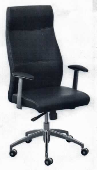 Es handelt sich um einen sog. "AMSTYLE ® Design Leder Chefsessel - Palermo, Art. SPM 1.023, siehe Foto, in Form eines ca. 54 x 65,5 x 118/127 cm (LxBxH) großen Bürosessels. 
Er weist ein Gestell aus Aluminium mit sternenförmigem, fünfarmigem Fuß mit Laufrollen, eine mit schwarzem Napalonleder bezogene, gepolsterte Sitzfläche und Rückenlehne und gepolsterte Armlehnen aus Aluminium auf.
Das Erzeugnis ist sowohl höhenverstellbar als auch schwenkbar. Es weist eine sog. Synchronmechanik zum gleichzeitigen Kippen der Rückenlehne und des Sitzes auf. 
Die Ware ist als "den Friseurstühlen ähnlicher Stuhl mit Schwenk-, Kipp-, und Hebevorrichtung" einzureihen.