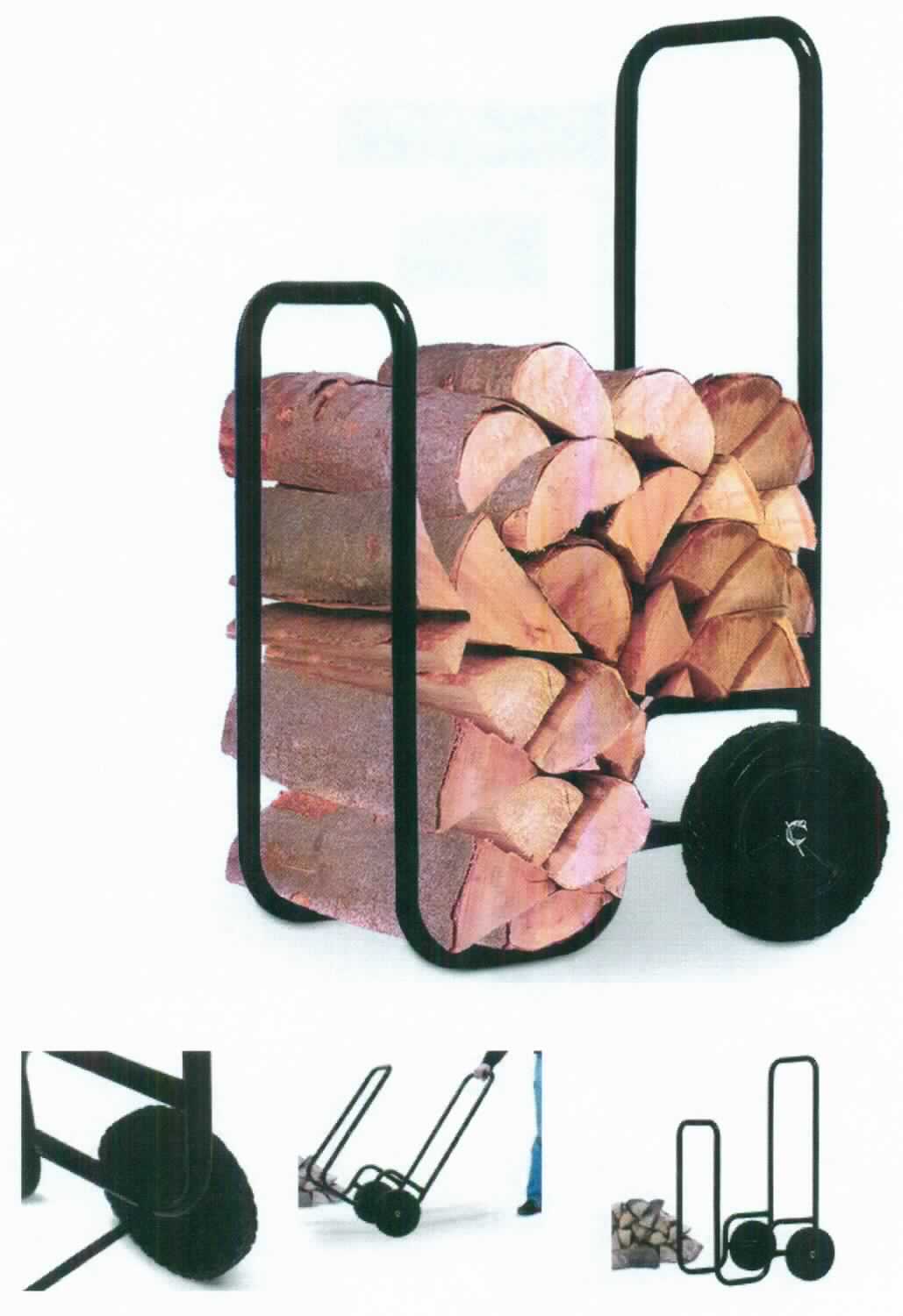 Sackkarrenähnliches Fahrzeug, Fotos siehe Anlage,
- laut Antrag:
-- aus einem speziell gestalteten Stahlrohrgestell in der Art einer Sackkarre, 
-- mit den Gesamtabmessungen (H x B x T) von: ca. 105 cm x 45 cm x 56 cm, 
-- mit zwei gummibereiften Rädern,
-- mit einer maximalen Tragkraft von 80 kg,
- der Stahlrohrrahmen bildet oberhalb der Räder die Rückwand sowie den Schiebegriff und 
  nach vorne eine stufenförmige Lademöglichkeit mit hochgezogenem Bügel,
- das Fahrzeug wird von Personen mit der Hand geschoben und dient dem Transport von Holzscheiten.

"Nicht selbstfahrendes Fahrzeug"