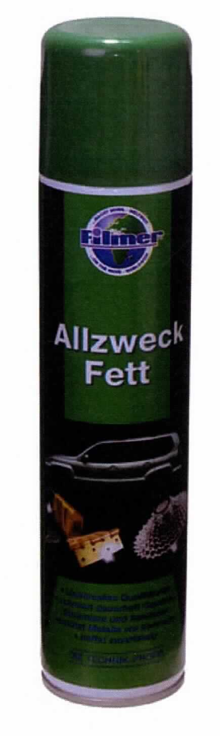 Angaben:
Allzwecksprühfett in einer grünen 300 ml Spraydose mit Dosierröhrchen. Dauerhafter Schutz vor Korrosion, verwendbar in allen technischen Bereichen.

Befund:
Zubereitetes Schmiermittel, Erdöl oder Öl aus bituminösen Mineralien von weniger als 70 GHT enthaltend