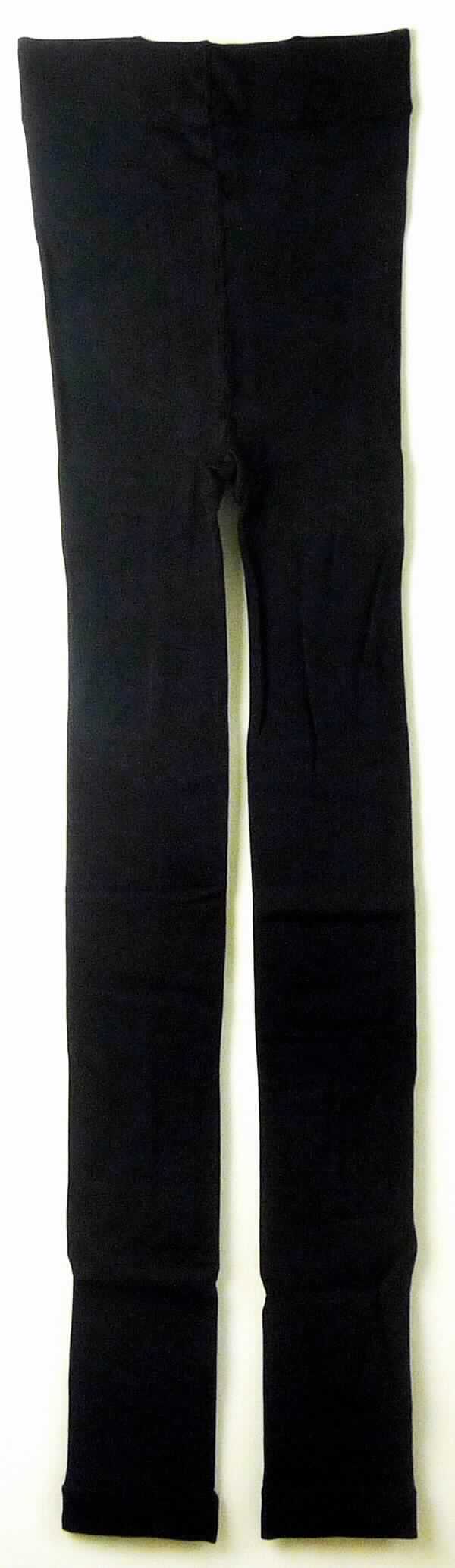 Strumpfhose ohne Fußteil, sog. Thermoleggings 120 den, Größe 40/42, Foto siehe Anlage,
- mit einer bedruckten Pappbanderole umwickelt,
- aus ca. 1,1 mm dicken, einfarbigen, einseitig (auf der Innenseite) gerauten Gewirken aus laut Antrag 
  93 % Polyamid und 7 % Elasthan (beides synthetische Chemiefasern); laut Antrag mit einem Titer der einfachen 
  Garne von 120 den (entspricht etwa 133 dtex),
- in der Taille abschließend; mit einem ca. 4 cm breiten, elastischen Bund, 
- ohne Öffnung und ohne Verschluss, 
- hinten mit einem erweiternden Einsatz,
- im Strumpfbereich nahtlos gewirkt; mit knöchellangen Hosenbeinen ohne Fußteil,
- an den Beinabschlüssen durch Umschlagen und Festnähen gesäumt,
- kennzeichnet sich nach dem Verwendungszweck, der Herstellungsweise und der Ausstattung als Strumpfhose 
  ohne Fußteil, somit keine lange Hose.

"Strumpfhose, aus Gewirken, andere als solche mit degressiver Kompression, aus synthetischen Chemiefasern,
 mit einem Titer der einfachen Garne von mehr als 67 dtex"