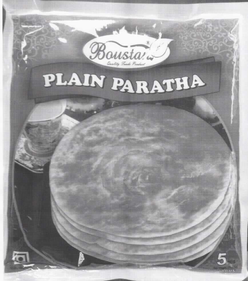 Teig für Teigfladen

Ein Warenmuster in Originalumschließung lag vor.

Bunt bedruckter Kunststoffschlauchfolienbeutel; der Aufdruck enthält Angaben zum Erzeugnis 
(Plain Paratha; 5 pieces; 400 g), zu den Zutaten (siehe Feld 8) und zur Zubereitung (Teigfladen 
auf beiden Seiten jeweils für 1 - 1,5 Minuten in einer Pfanne braten).
Runde, beigefarbene, tiefgefrorene, nicht vorgegarte, einzeln mit Folie bedeckte Teigfladen 
(Durchmesser ca. 18 cm, Höhe ca. 0,3 cm) aus rohem Teig; Geschmack nach Teig aus 
Getreidemehl, nicht süß.

Kakao: nicht enthalten
Milchfett*: weniger als 1,5 GHT
Milchprotein**: weniger als 2,5 GHT
Stärke/Glucose***: 25 bis weniger als 50 GHT
Saccharose/Invertzucker/Isoglucose*: weniger als 5 GHT 

*: festgestellt gemäß VO (EG) 900/2008
**: abgeleitet aus den Analysendaten und der Zutatenliste
***: festgestellt gemäß VO (EG) 900/2008, VO (EU) 118/2012

Lebensmittelzubereitung aus Mehl, ohne Gehalt an Kakao, anderweit weder genannt noch 
inbegriffen, Teig, zum Herstellen von Backwaren der Position 1905 KN