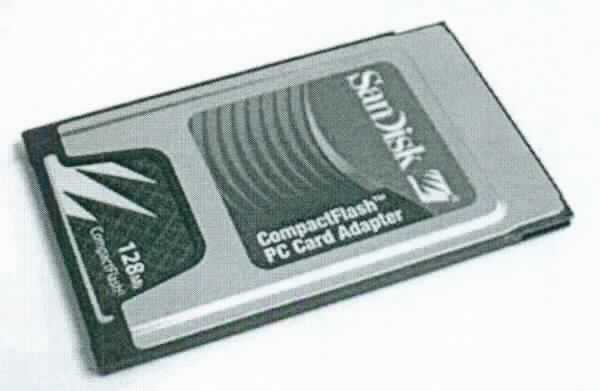 Es handelt sich bei dem Artikel "8100-554 Compact Flash Memory Card" um eine Speicherkarte ohne Aufzeichnungen, die als transportabler, nicht flüchtiger Speicher zur Verwendung in unterschiedlichen Geräten mit entsprechender Schnittstelle bestimmt ist. 

Die Warenzusammenstellung besteht aus charakterbestimmender Flash-Speicherkarte (Bauform Typ 1) und Adapter.

Das Erzeugnis wird als "nicht flüchtige Halbleiterspeichervorrichtung, Halbleiter-Aufzeichnungsträger, ohne Aufzeichnung" eingereiht.

Anlage: 1 Abbildung