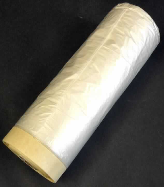 Angaben des Antragstellers:
Abdeckfolie mit Klebeband, Länge: 15 m, Breite: 2,4 m.
Transparente, 2,4m breite PE-Abdeckfolie mit gewebeverstärktem Klebeband zur Fixierung. Unendbehrlich bei Lackier- und Renovierarbeiten. Rollenlänge 15m.

Untersuchungsergebnis eines Warenmusters:
Trübe, transparente, auf ca. 20 cm zusammengefaltete und auf eine Pappspule aufgerollte Kunststofffolie (Breite: ca. 2,4 m; Dicke: ca. 5 µm), an einem Rand mit einem ca. 1,7 cm breiten Papierklebestreifen (Malerkrepp) versehen. Verpackt in einer klarsichtigen Kunststofffolie mit Klebeetikett (Kennzeichnung (Auszug): "Abdeckfolie mit Klebeband 101-109-04 1St. 510358").

Andere Tafeln, Platten, Folien, Filme, Bänder und Streifen, nicht aus Zellkunststoffen, weder verstärkt noch geschichtet (laminiert) oder auf ähnliche Weise mit anderen Stoffen verbunden, ohne Unterlage: aus Polymeren des Ethylens: mit einer Dicke von 0,125 mm oder weniger: aus Polyethylen mit einer Dichte von: 0,94 oder mehr: andere als für bestimmte Luftfahrzeuge: andere