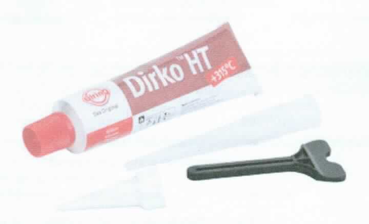 Angaben: 
Dichtmasse; dauerelastische, rote, pastöse Silikon-Dichtmasse; universelles, schnelles Abdichten auch von bewegten Bauteilen aus Metall; Verpackung: 70ml-Tuben.

Befund: 
Nach Beschaffenheit und Verwendungszweck kennzeichnet sich die Ware als anderer Kitt (Kunststoffkitt).