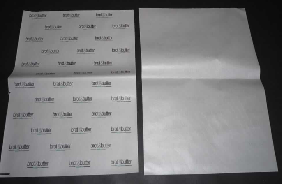 Bei den zur Veranschaulichung vorgelegten Warenmustern handelt es sich um rechteckige, etwa 37,0 x 25,0 cm große Bogen eines Papiers, dessen eine Seite mit einer Lage Kunststoff überzogen und dessen andere Seite mit kundenspezifischen Aufdrucken versehen ist. Die Bogen dienen der Verpackung von Lebensmitteln.

Derartige Waren gehören als "andere Papiere, mit Kunststoff überzogen, auf der Oberfläche bedruckt, in rechteckigen Bogen jeder Größe, ausgenommen Waren von der in Position 4803, 4809 oder 4810 beschriebenen Art" zur Codenummer 4811 5900 00 des Integrierten Zolltarifs der EG (TARIC).