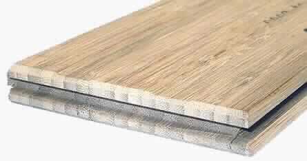 Bambusparkett aus Bambusstreifen, gepresst
- in Form von brettartigen Paneelen, aus einer Vielzahl von vertikal (hochkantig) nebenein-
  ander verleimten, je ca. 5 mm breiten Streifen von Bambus (holziger Stoff),
- auf der Unterseite mit 2 flachen Rillen versehen,
- in unterschiedlichen Abmessungen:
  970x95x10 mm, 1850x130x10 mm, 920x125x10 mm, 900x96x10 mm, 1920x128x10 mm,
  960x128x10 mm, 2200x190x15 mm, 1900x190x15 mm, 1850x142x15 mm, 
  1920x160x15 mm, 960x96x15 mm, 500x140x15 mm bzw. 280x140x10 mm,
- an allen Kanten genutet und gefedert,
- zur Verwendung bei der Herstellung von Fußbodenbelägen.
(Abbildung siehe Anlage)

"Zusammengesetzte Fußbodenplatten, aus Bambus, nicht für Mosaikparkett, für einlagiges
 Vertikalparkett; sog. Bambusparkett"