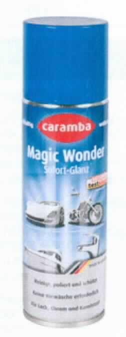 Angaben: 
Magic Wonder Sofort Glanz; reinigt, poliert und schützt; zur Reinigung verschmutzter Außenflächen am Fahrzeug ohne Vorwäsche und zum schonenden Polieren von Lackflächen; hellbeigefarbenes Aerosol in einer 250ml-Spraydose.

Befund: 
Kombination aus Reinigungsmittel (Position 3402) und Autopflegemittel (Position 3405). Da sowohl der Wasch- als auch der Pflegevorgang von gleicher Bedeutung sind, kann kein charakterbestimmender Bestandteil nach AV 3 b) ermittelt werden und die Ware wird unter Anwendung der AV 3c) in die Position 3405 eingereiht.