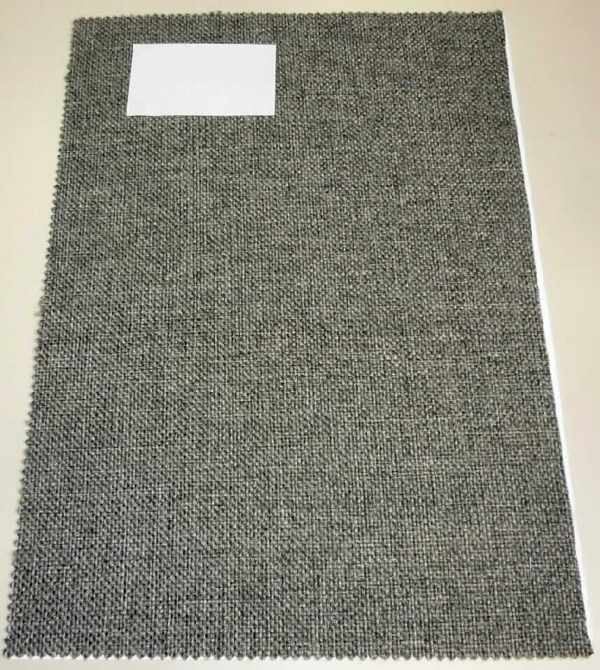 Gewebe, Art. Hugo, Foto siehe Anlage,
- als Meterware; mit einer Breite von mehr als 30 cm,
- laut Untersuchungsergebnis:
-- aus synthetischen Filamenten (Polypropylen),
-- buntgewebt (melierte Garne),
-- in Leinwandbindung,
-- auf der Rückseite geraut und dünn mit Kunststoff bestrichen (mit dem bloßen Auge nicht wahrnehmbar).

"Gewebe aus Garnen aus synthetischen Filamenten, anderes als in den Unterpositionen 5407 10 bis 5407 69 
 genannte, mit einem Anteil an synthetischen Filamenten von mehr als 85 GHT, buntgewebt"