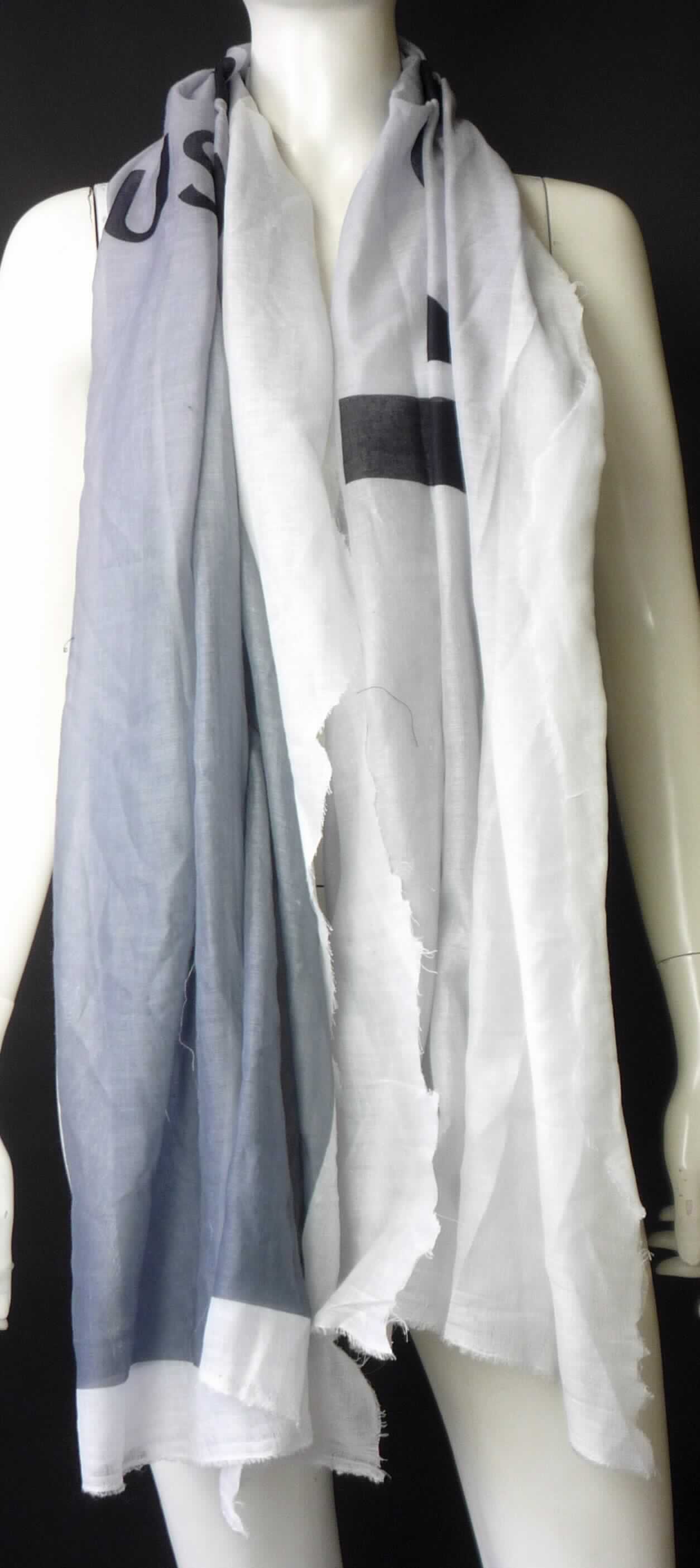Schal, sog. Damen-Halstuch, Art. Envy Scarf, Foto siehe Anlage,
- aus ca. 0,1 mm dicken, bedruckten Geweben aus laut Antrag 100 % Baumwolle,
- rechteckig, mit den Abmessungen von ca. 190 cm x 120 cm,
- an den Schmalseiten lediglich geschnitten und an den Längsseiten mit ca. 0,5 cm langen Fransen aus nicht 
  gebundenen Kett- und Schussfäden ausgestattet (abgepasst hergestellt und gebrauchsfertig, somit konfektioniert),
- ohne Hinweise auf Handarbeit. 

"Schal, aus Geweben, aus Baumwolle, nicht handgearbeitet"