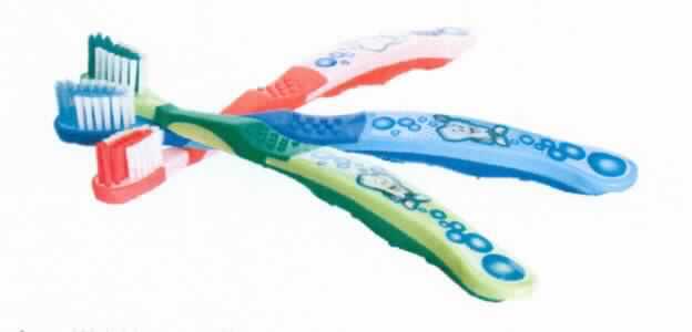 Bei der sog. "Opalesence Jr. Smilebrush" handelt es sich um eine Zahnbürste mit einem Griff aus Kunststoff und mit einem Einsatz aus Borsten am Kopf der Bürste, die in zwei Farben bis zu vierreihig aufgebracht sind. Das Erzeugnis ist mit einem Zahn und Blasen bedruckt und als Kinderzahnbürste bestimmt (laut Anmeldung).

Die Ware gibt es in vier verschiedenen Farben (rot, grün und blau).

Sie ist als "Bürste, Zahnbürste" einzureihen.