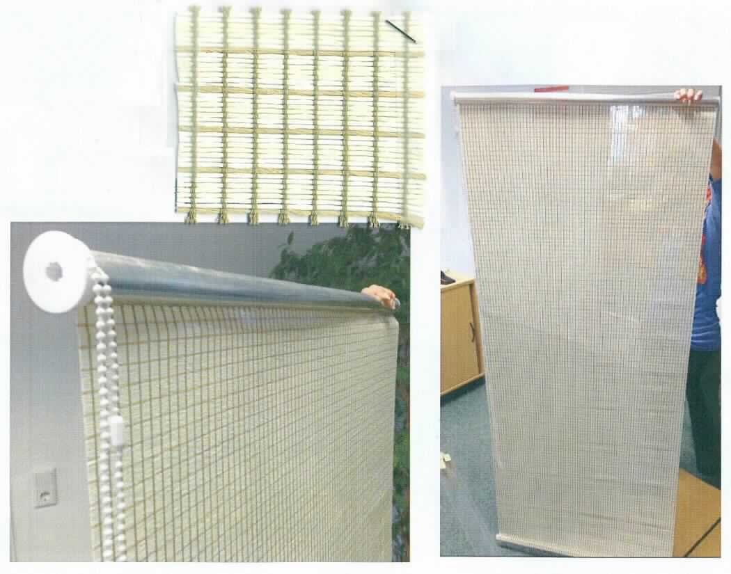 Innenrollo, sog. Papierrollo hellbeige, Art. Nr. EM 324800, Foto siehe Anlage,
- mit Befestigungsmaterial in einer Kunststoffverpackung mit bedrucktem Pappeinleger verpackt,
- rechteckig, mit den Abmessungen von lt. Antrag 170 cm x 80 cm,
- aus ca. 1,1 mm dicken, buntgewebten, nicht durchscheinenden Geweben mit Kettgarnen aus synthetischen 
  Chemiefasern und Schussgarnen aus gefalteten und gedrehten Papiergarnen der Position 5308 
  (Zusammensetzung lt. Antrag: 95 % Papier und 5 % Polyester),
- mit einer Oberschiene aus lt. Antrag Aluminium, mit Endkappen aus Kunststoff und einer Unterschiene aus 
  Kunststoff,
- mit einem seitlich angebrachten Kettenzug zu regulieren,
- durch Zusammenfügen konfektioniert,
- die Gewebe verleihen der Ware im Hinblick auf den Umfang und die Bedeutung des Stoffes in Bezug auf die
  Verwendung den wesentlichen Charakter.

"Innenrollo, aus Spinnstoffen, aus Geweben, aus Papiergarnen"
