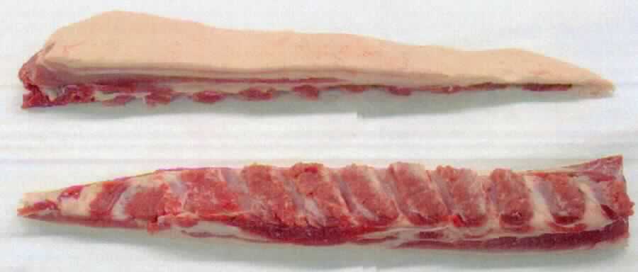 Nach den Angaben der Antragstellerin handelt es sich um ein gefrorenes Teilstück Schweinefleisch aus dem Bereich des Bauches (sog. Schweine Bauchspeck; Art. 98184) mit Speck, ohne Knochen und ohne Schwarte. 

Zolltraifrechtlich handelt es sich um "Fleisch von Schweinen, gefroren, anderes als in den Unterpositionen 0203 2110 bis 0203 2915 genannt, ohne Knochen, anderes als in den Codenummern 0203 2955 20 0 bis 0203 2955 92 0 genannt; hier: Teil des Bauches ohne Schwarte".